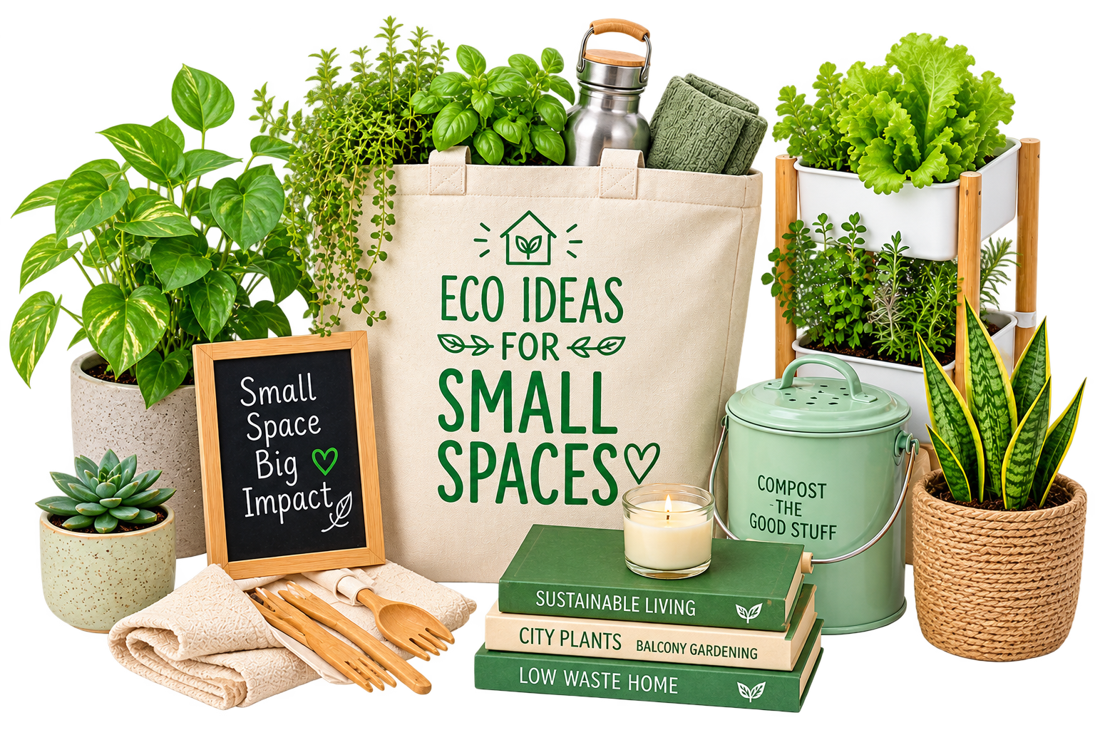 Eco Ideas for Small Spaces ideas